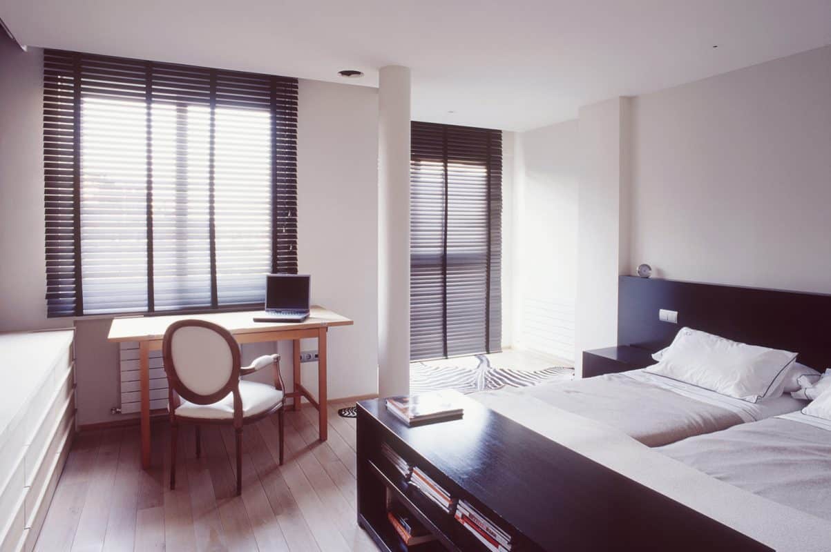 پرده‌های کرکره‌ای برای اتاق خواب