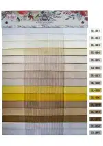انواع رنگبندی پرده ورتیکال لانه زنبوری