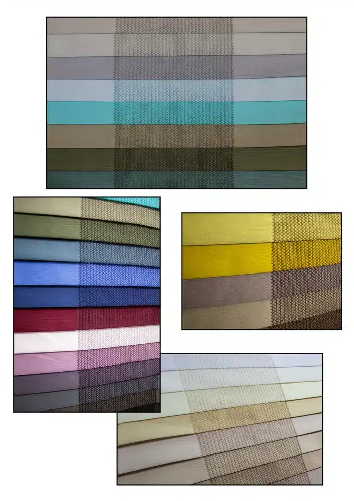 انواع رنگبندی پرده ورتیکال لانه زنبوری3