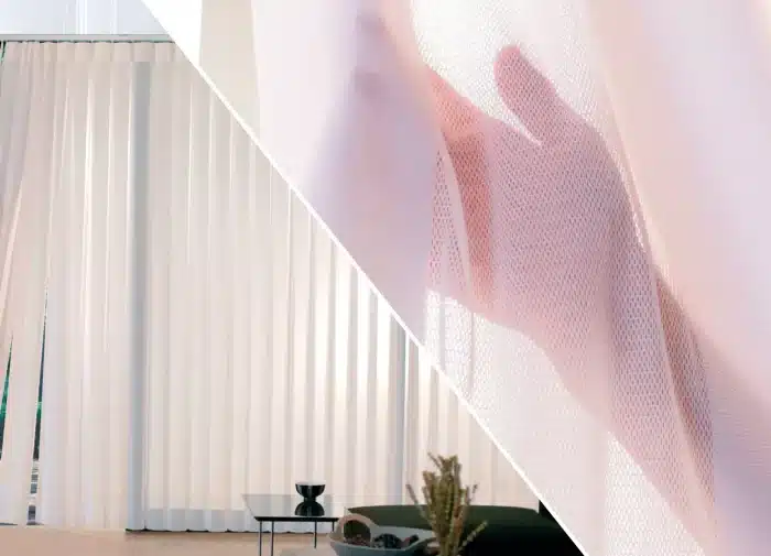 جنس پارچه پرده دیکی لانه زنبوری