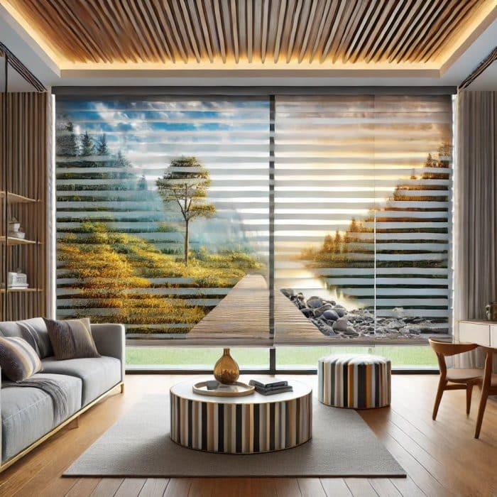 پرده زبرا تصویری