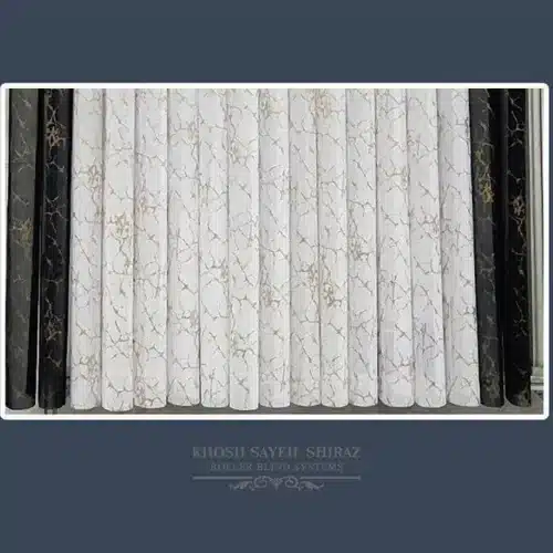 پرده دیکی ساتن فوملک طلاکوب