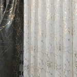 پرده دیکی ساتن فوملک طلاکوب