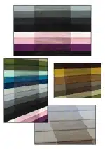 رنگبندی پرده حریر ساده