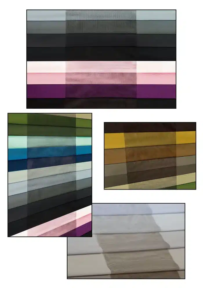 رنگبندی پرده حریر ساده