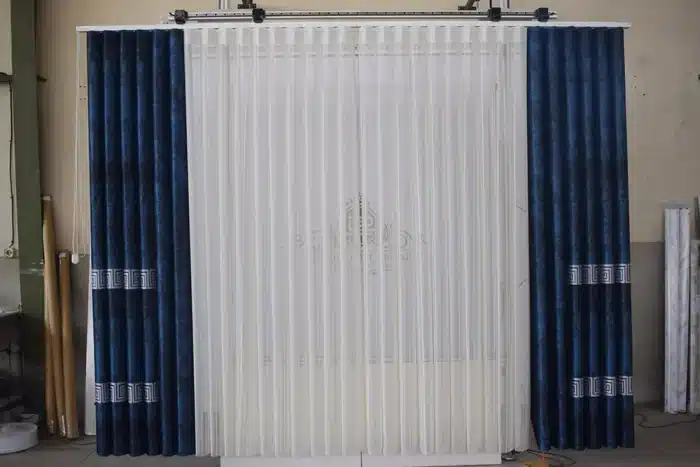 طرح جدید پرده دیکی ساتن فوملک طرحدار