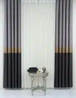 مدل خاص پرده دیکی ساتن فوملک طرحدار