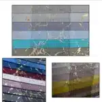 پرده دیکی طرح لانه زنبوری طلاکوب