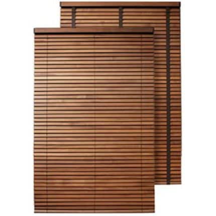 پرده کرکره چوبی 50 میل با نوار پهن