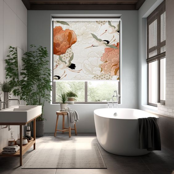 ایده پرده تصویری برای حمام