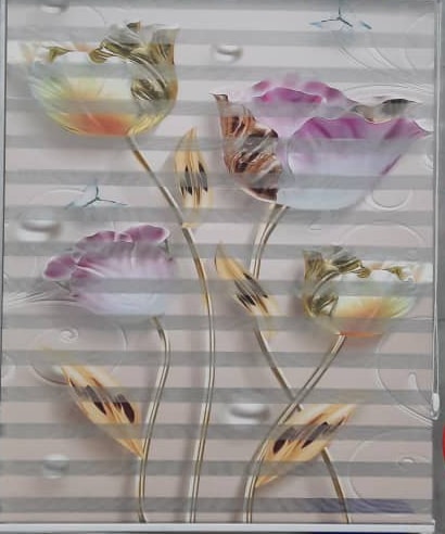 پرده تصویری با طرح گل پرده تصویری با طرح گل