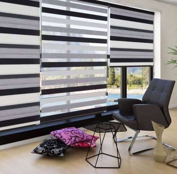 پرده زبرا پرده زبرا برای اتاق خواب