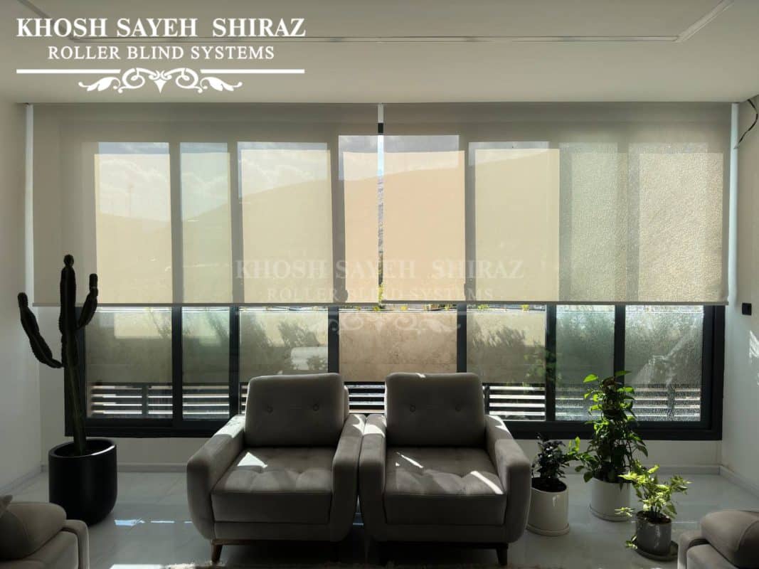 شیدرول سان اسکرین-min پرده شیدرول سان اسکرین برای خانه