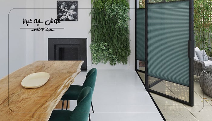 خرید پرده پلیسه دو طرفه در شیراز