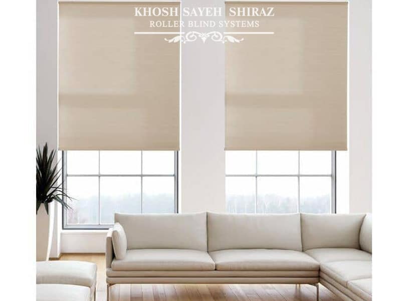 ایده پرده شیدرول ساده برای خانه کوچک ایده پرده شیدرول ساده برای خانه کوچک