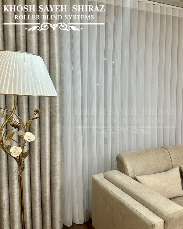 وسط لانه زنبوری، کناره ها ساتن فوملک طرحدار-min پرده دیکی برای خانه