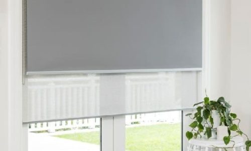 پرده شید دولایه شب روز