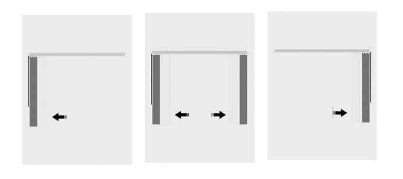 جهت باز شدن پرده دی کی