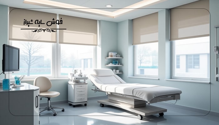 شید سولیت پرده مناسب کلینیک ها و مطب دکتر