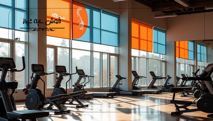 شید سولیت پرده مناسب باشگاه ورزشی